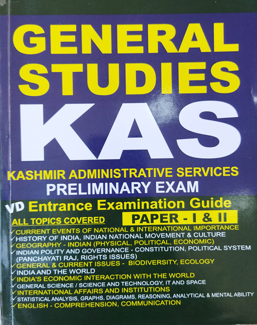 General Studies KAS - Entrance Examination Guide Paper 1 & 2